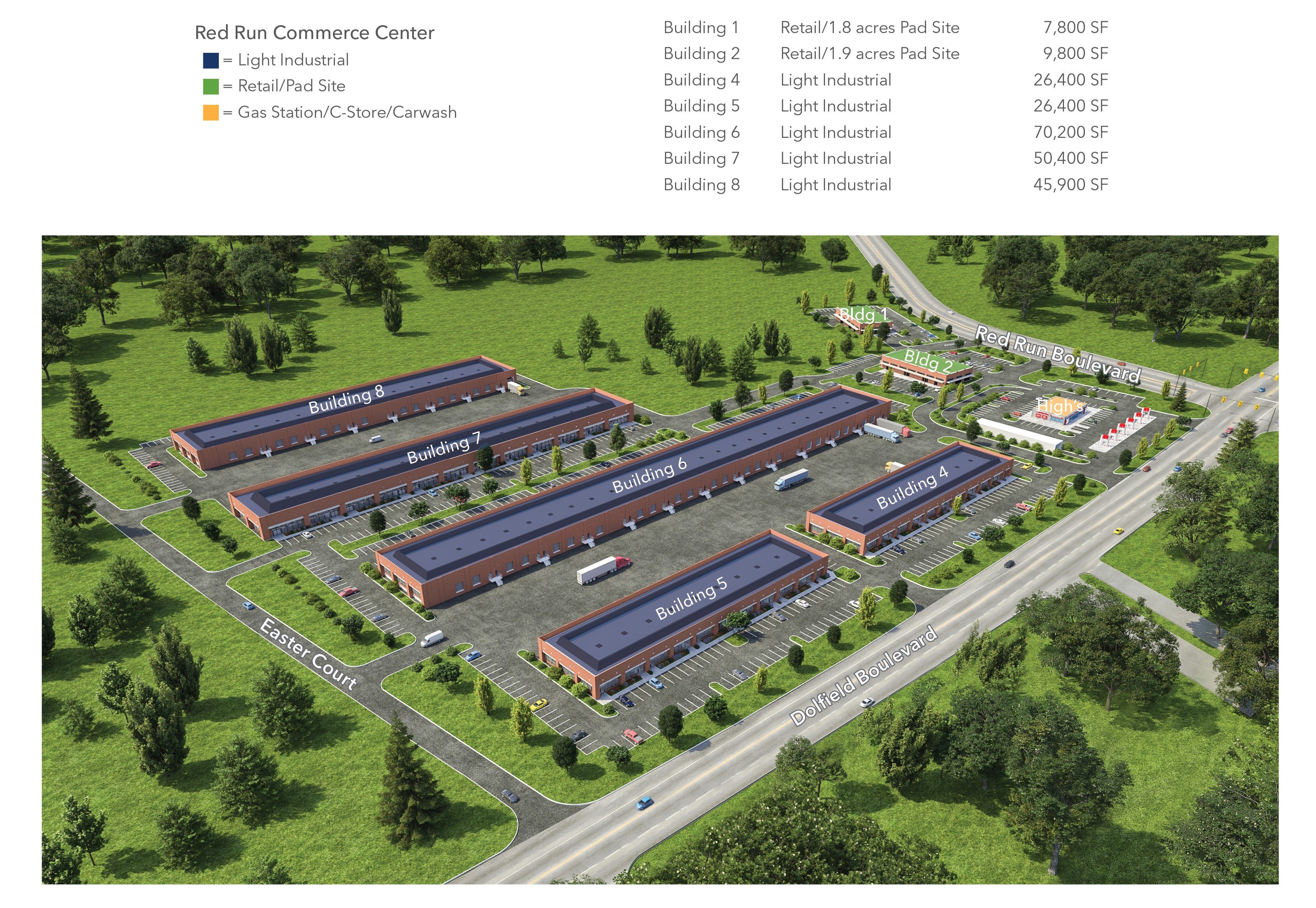 Red Run Commerce Center Site Plan