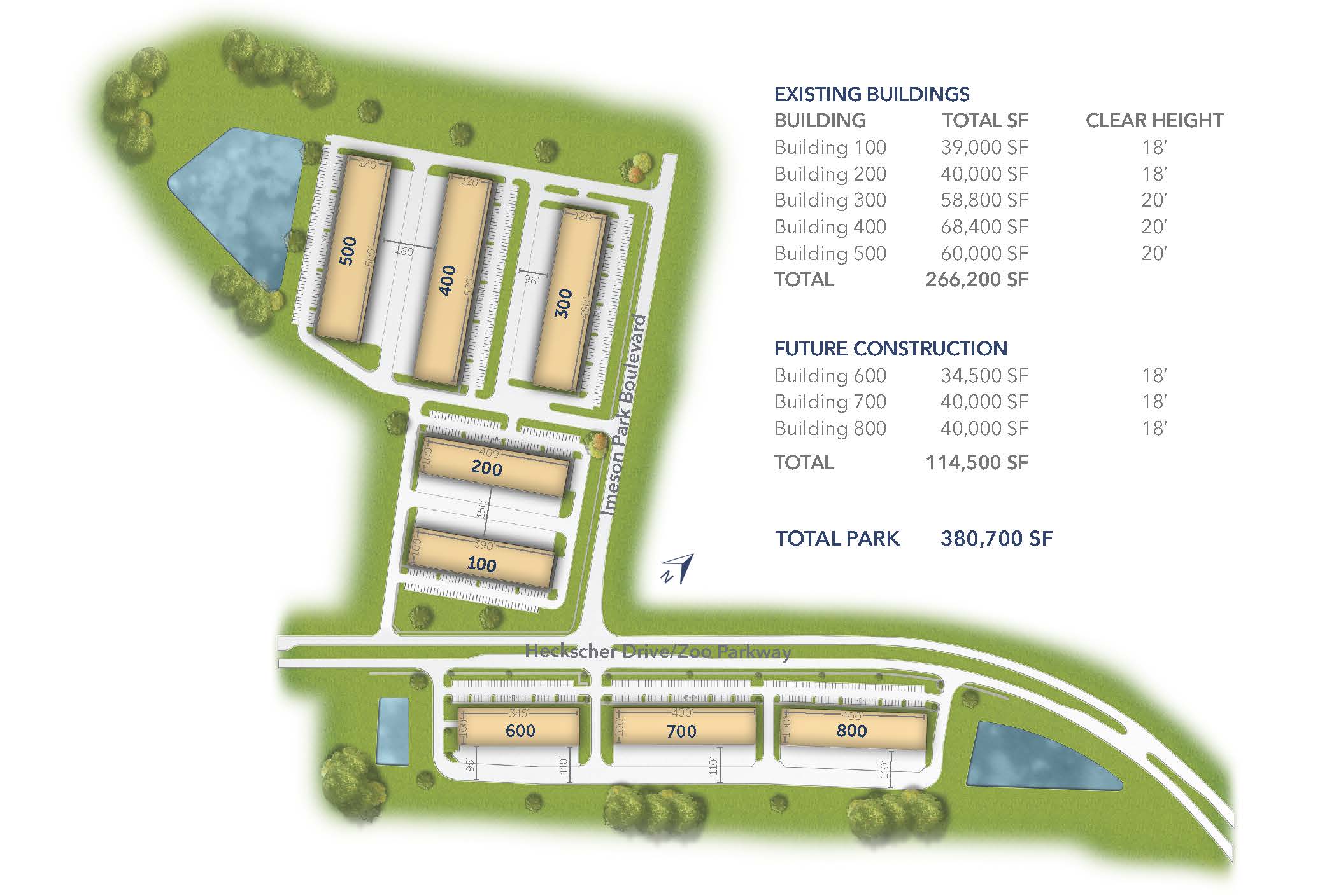 Imeson Landing Business Park Site Plan