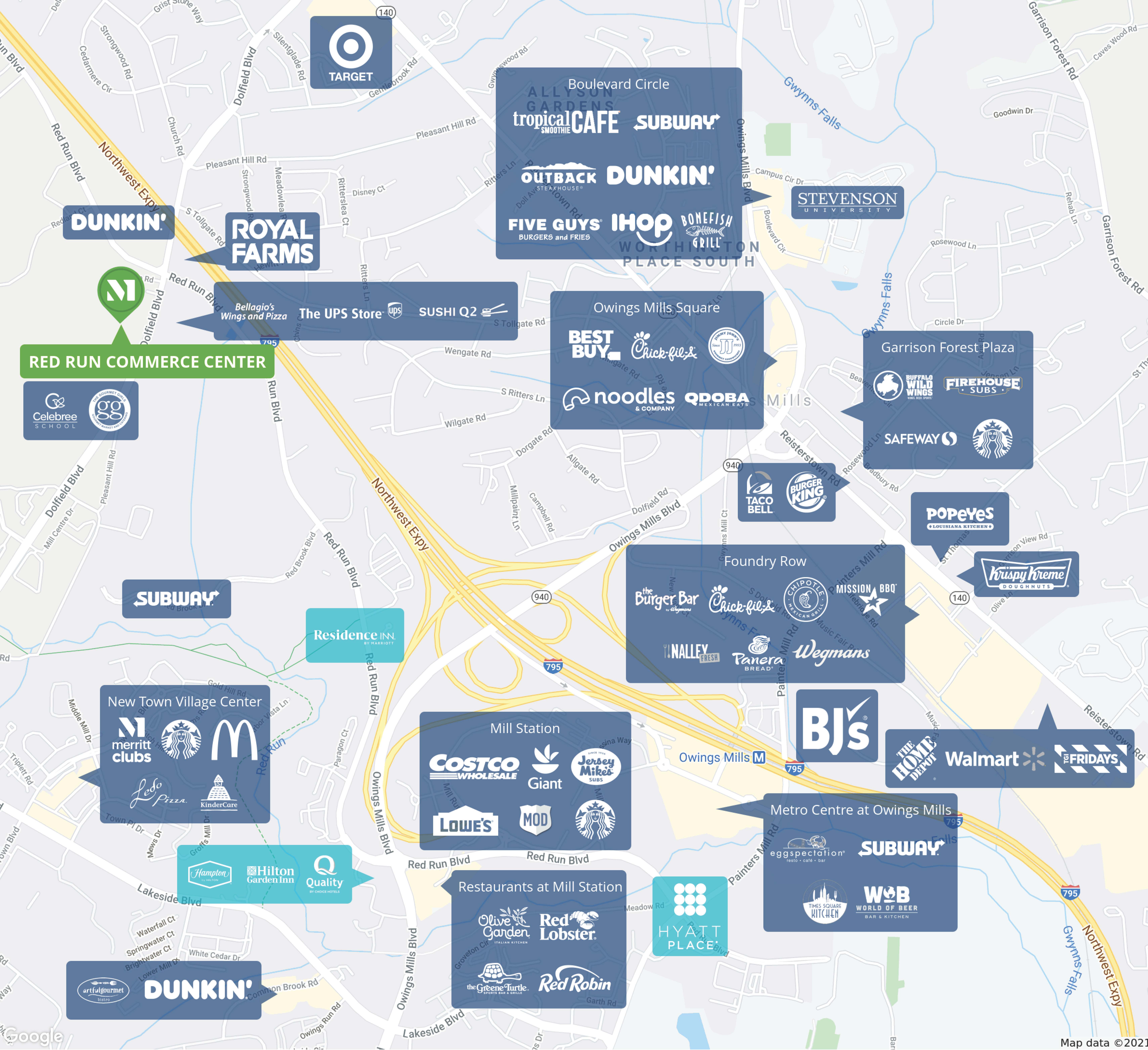 Red Run Commerce Center Amenities 