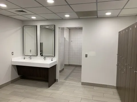 BH3 8830 Stanford Boulevard Fitness Center Bathroom