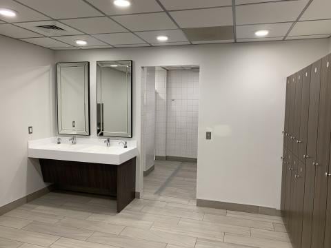 BH3 8830 Stanford Boulevard Fitness Center Bathroom