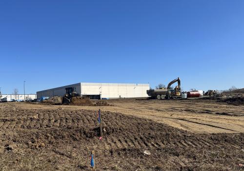Crescent Business Center construction site