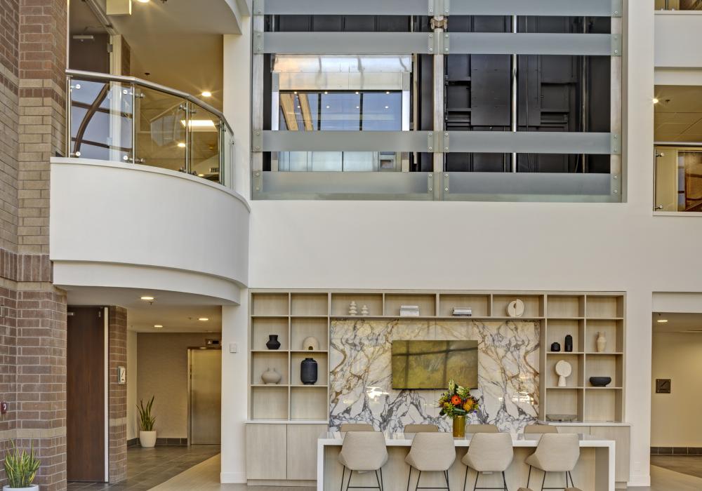 100 West Road Atrium