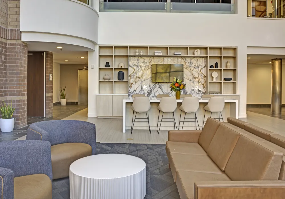 100 West Road Atrium