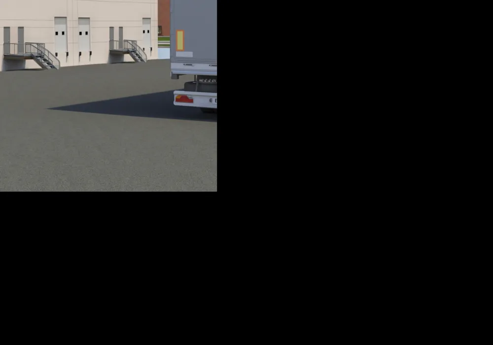 Park Central Gateway rendering of loading docks