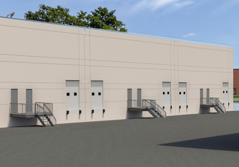 Park Central Gateway rendering of loading docks