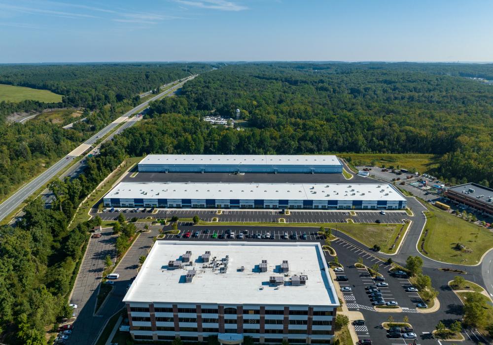 Merritt Business Park at Quantico Corporate Center, aerial along I95