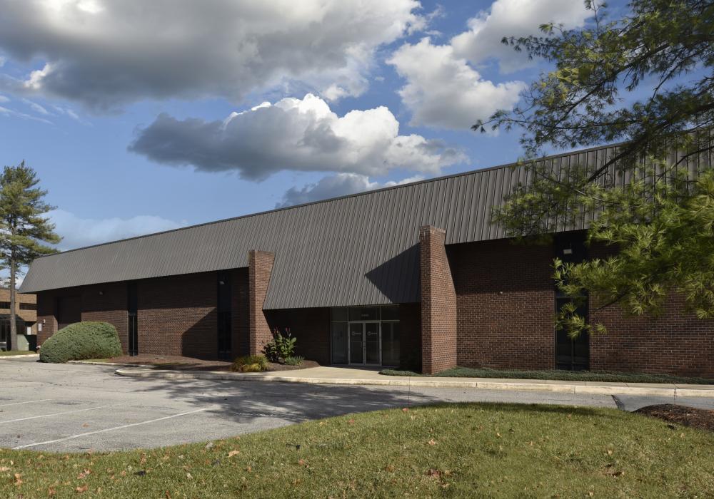 VA2 Hunt Valley Business Center 2 Exterior Front Entry Door with Parking Lot