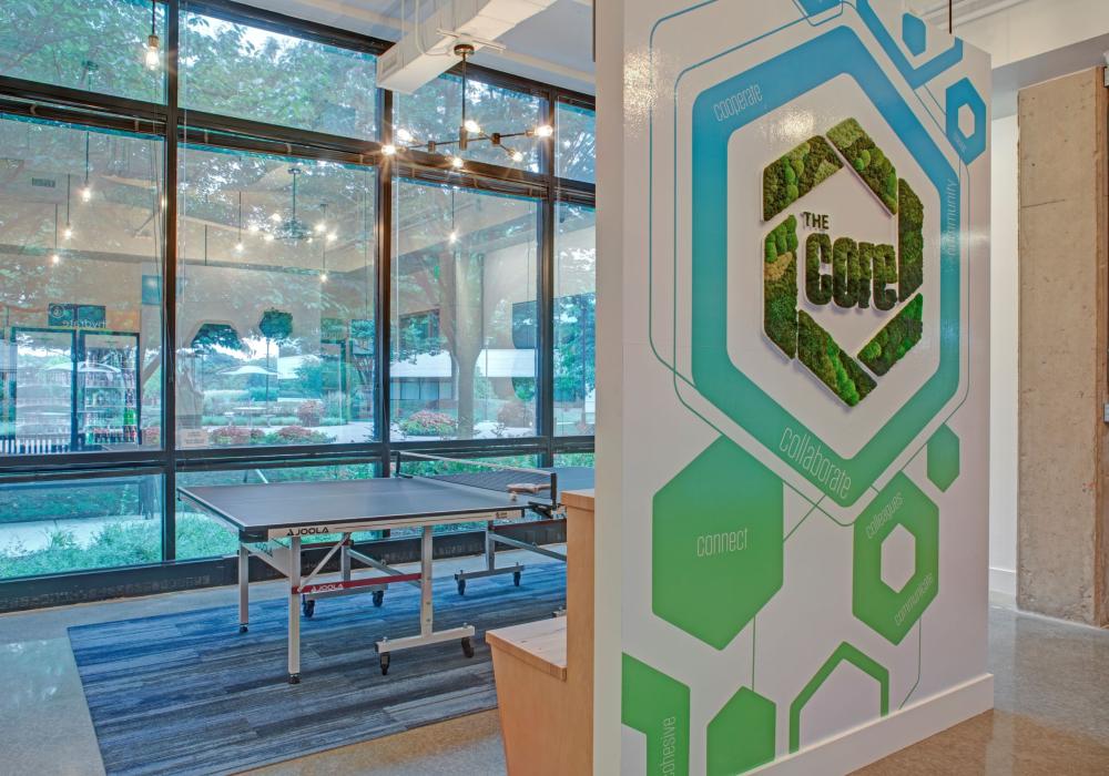 The Core ping pong table