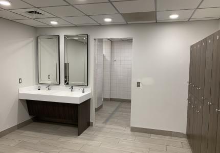 BH3 8830 Stanford Boulevard Fitness Center Bathroom