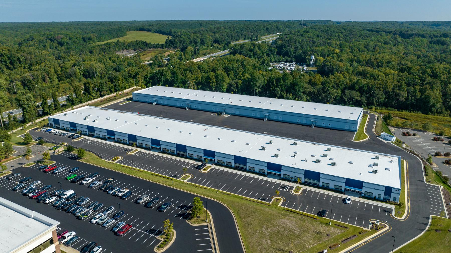 Aerial photo of Merritt Business Park at Quantico Corporate Center