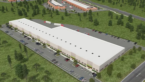 TW Crossing aerial rendering