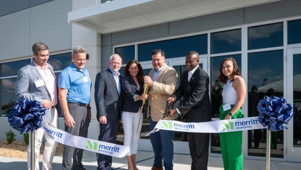 Imeson Landing Business Park ribbon cutting