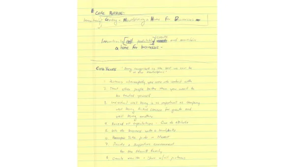 retreat notes