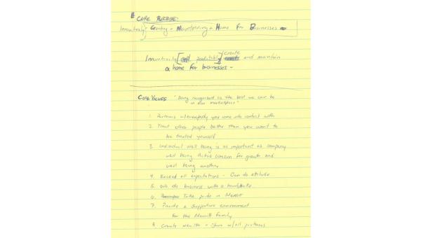 retreat notes